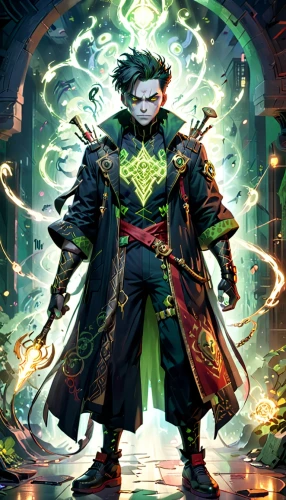 dodge warlock,xing yi quan,yi sun sin,magus,undead warlock,zui quan,dragon li,guilinggao,tai qi,wuchang,shuanghuan noble,xiangwei,haegen,halloween frankenstein,alibaba,magistrate,monk,takuan,cg artwork,loki,Anime,Anime,Cartoon