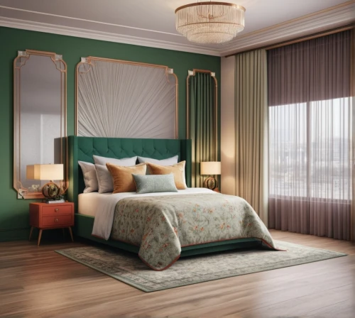 bedroom,ornate room,guest room,danish room,great room,sleeping room,modern room,interior decoration,canopy bed,3d rendering,boutique hotel,room divider,guestroom,wade rooms,window treatment,oria hotel,four poster,four-poster,interior decor,table lamps,Photography,General,Realistic