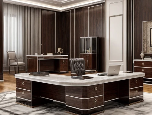 secretary desk,search interior solutions,assay office,dark cabinetry,cabinetry,modern office,furnished office,office desk,consulting room,board room,writing desk,luxury bathroom,luxury home interior,boardroom,dressing table,sideboard,conference room table,chiffonier,conference room,secretary