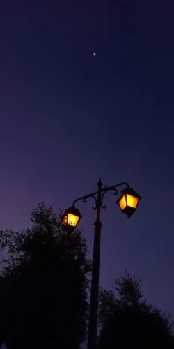 street lamps,street lights,streetlamp,streetlight,street lamp,street light,lamp post,outdoor street light,iron street lamp,light posts,lamppost,night scene,dusk background,moon and star,evening atmosphere,night photograph,moonlight cactus,pedestrian lights,traffic lamp,moon and star background
