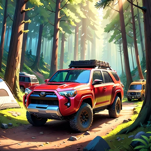 4 runner,toyota 4runner,expedition camping vehicle,camping car,honda element,ford expedition,land rover discovery,toyota fj cruiser,ford ranger,toyota land cruiser,ford explorer,off-road vehicles,nissan armada,adventure racing,honda ridgeline,campsite,compact sport utility vehicle,ford explorer sport trac,adventure sports,forester,Anime,Anime,Cartoon