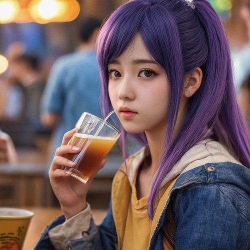 japanese idol,shosenkyo drunk,ako,harajuku,sip,purple,ice lemon tea,japanese tea,asahi,purple blue,jin deui,lemonsoda,drinking,japanese kawaii,yuzu,aojiru,bubble tea,tea,tea drink,yuri,Photography,General,Commercial