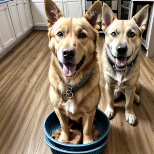 german shepards,rescue dogs,malinois and border collie,dog siblings,two running dogs,happy faces,korean jindo dog,two dogs,three dogs,in the bowl,gsd,singingbowls,color dogs,to sit,baking pan,sled teammates,dog supply,pet food,raging dogs,casserole dish