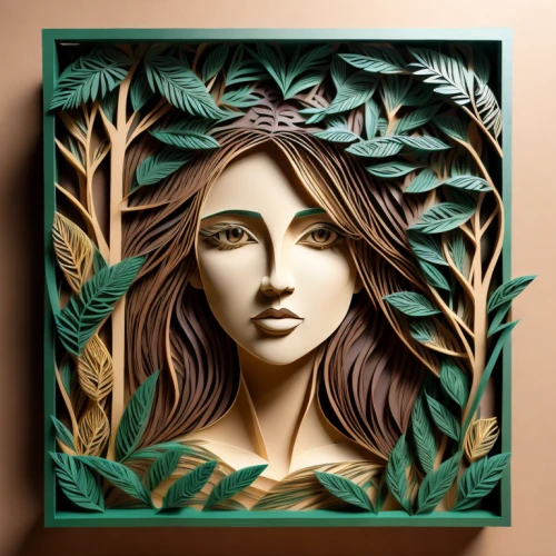 wood carving,wood art,carved wood,art deco woman,art deco frame,art nouveau frame,ivy frame,art deco ornament,botanical square frame,laurel wreath,dryad,art nouveau design,decorative art,paper art,botanical frame,wood block,art nouveau frames,art nouveau,wooden plate,decorative frame