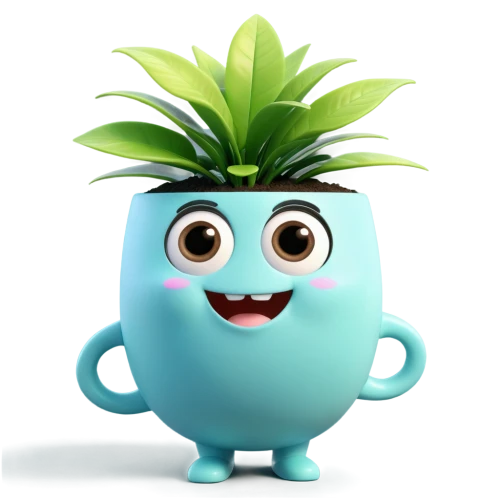 cute cartoon character,king coconut,plant pot,flowerpot,tea cup fella,nannyberry,pineapple plant,flower pot,pot plant,potted plant,chia,potted palm,jasione,growth icon,knuffig,coconut,fir pineapple,bayberry,nimphaea,cocoasoap,Unique,3D,3D Character