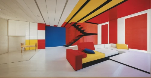 mondrian,three primary colors,contemporary decor,children's interior,interior decoration,athens art school,archidaily,interior design,color wall,search interior solutions,mid century modern,scenography,modern decor,children's room,interior modern design,interior decor,painted block wall,wall paint,frisian house,color blocks,Photography,General,Realistic