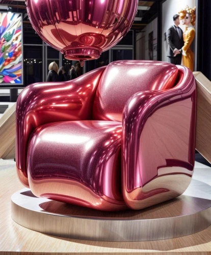 pink chair,chaise longue,barber chair,armchair,lacquer,floral chair,chaise lounge,bossche bol,soft furniture,new concept arms chair,pink leather,chaise,foil balloon,cuborubik,sleeper chair,decanter,wing chair,latex,heart candy,gelatin dessert