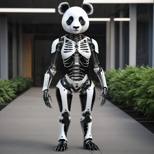 pandabear,panda bear,panda,chinese panda,giant panda,kawaii panda,skeletal,pandas,endoskeleton,3d teddy,halloween 2019,halloween2019,po,halloween decoration,scandia bear,anthropomorphized animals,halloween costume,3d model,3d figure,halloween decor