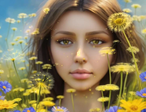 girl in flowers,beautiful girl with flowers,fantasy portrait,flower fairy,elven flower,flower background,mystical portrait of a girl,golden flowers,wildflower,faery,flora,flowers png,romantic portrait,splendor of flowers,faerie,flowers celestial,flower girl,springtime background,flower art,wild flower