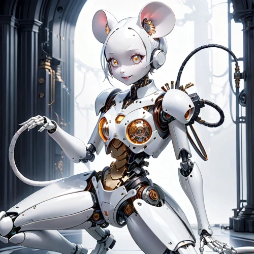 mouse,white bunny,white cat,mezzelune,fran,rat,computer mouse,jerboa,rataplan,white rabbit,whitey,gara,cyborg,year of the rat,rat na,lion white,mice,ivory,minibot,straw mouse,Anime,Anime,General