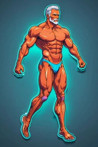 muscle man,muscle icon,muscular system,muscle angle,bodybuilder,edge muscle,body building,body-building,medical illustration,bodybuilding,male poses for drawing,muscular,3d man,bodybuilding supplement,muscular build,muscle,strongman,he-man,game illustration,wrestler,Unique,Design,Sticker