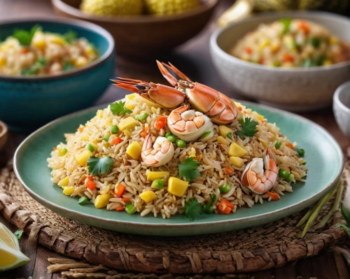 prawn fried rice,rice with seafood,thai fried rice,shrimp risotto,arborio rice,yeung chow fried rice,spiced rice,spanish rice,special fried rice,paella,lemon rice,jambalaya,mixed rice,pad thai prawn,fried rice,arroz con pollo,basmati rice,arroz con gandules,indonesian rice,brown rice,Photography,General,Commercial