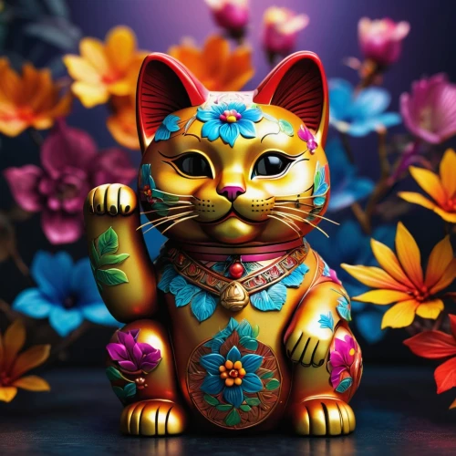 flower cat,lucky cat,chinese pastoral cat,flower animal,chinese art,oriental princess,flower background,3d figure,flowers png,colorful background,doll cat,kokeshi doll,handicrafts,blossom kitten,oriental,tiger cat,oriental painting,full hd wallpaper,decorative nutcracker,asian tiger,Photography,Artistic Photography,Artistic Photography 08