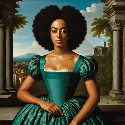 african american woman,portrait of a woman,afro-american,portrait of a girl,beautiful african american women,afroamerican,black woman,black women,afro american girls,girl in a historic way,afro american,the mona lisa,portrait of christi,woman portrait,african woman,frida,mona lisa,young woman,queen anne,renaissance,Art,Classical Oil Painting,Classical Oil Painting 25