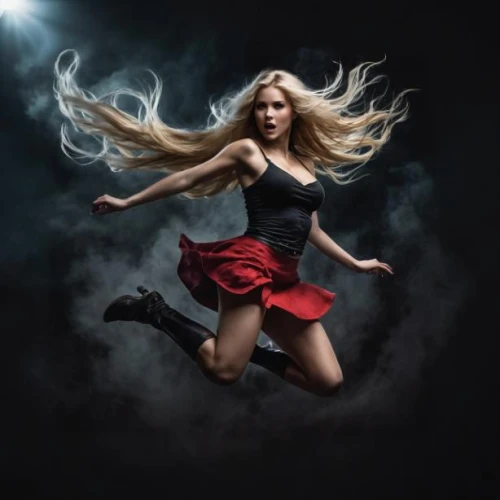 flying girl,smoke dancer,fusion photography,photoshop manipulation,twirling,photo manipulation,sprint woman,broomstick,whirlwind,vampire woman,digital compositing,red smoke,image manipulation,whirling,leaping,conceptual photography,witches legs,celebration of witches,little girl in wind,twirl
