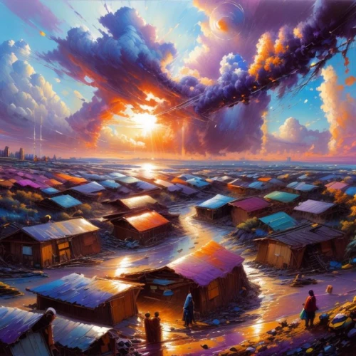 purple landscape,futuristic landscape,fantasy landscape,cube sea,post-apocalyptic landscape,acid lake,alien world,mushroom landscape,fantasy picture,alien planet,terraforming,vast,apocalypse,psychedelic art,fractal environment,dream world,fractals art,ultraviolet,tidal wave,fantasy art