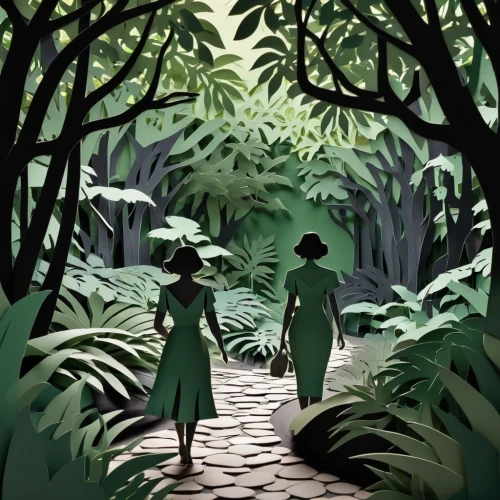forest walk,forest path,the forest,rainforest,forest road,in the forest,green forest,the forests,forest,pathway,towards the garden,the woods,forest workers,stroll,nature trail,forests,forest of dreams,jungle,travel poster,green garden,Unique,Paper Cuts,Paper Cuts 04