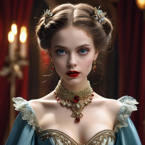 victorian lady,elizabeth i,queen of hearts,cinderella,ball gown,pearl necklace,lady of the night,victorian style,tudor,elegant,princess' earring,emile vernon,princess sofia,the carnival of venice,the crown,enchanting,snow white,vampire lady,baroque,the enchantress,Photography,General,Realistic
