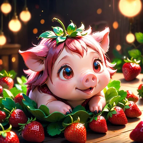 strawberry,mock strawberry,valentine gnome,strawberries,strawberry pie,virginia strawberry,strawberry roll,strawberrycake,kawaii pig,piglet,red strawberry,strawberry guava,fae,mollberry,strawberry tree,strawberry ripe,strawberry plant,strawberry dessert,strawberry tart,strawberry juice,Anime,Anime,Cartoon