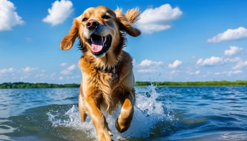 dog in the water,retriever,water dog,pet vitamins & supplements,cheerful dog,golden retriver,nova scotia duck tolling retriever,golden retriever,dog photography,dog running,flat-coated retriever,dog-photography,running dog,leap for joy,retrieve,mudhol hound,schweizer laufhund,legerhond,labrador retriever,walk on water,Photography,General,Realistic