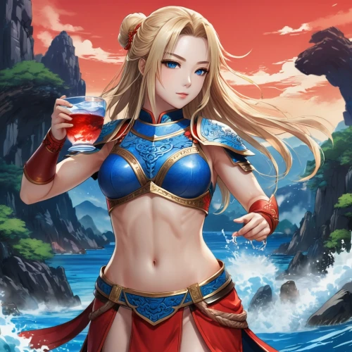 agua de valencia,beach background,sanya,dragon li,elza,kos,honolulu,erika,ashitaba,yang,fantasia,ferry,ocean background,mai tai,kinara,hong,nami,nero,marine,xizhi,Illustration,Japanese style,Japanese Style 03