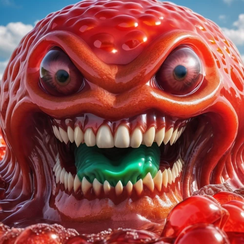 piranha,calamari,krill,polyp,yo-kai,kraken,cuthulu,octopus,fun octopus,daruma,cephalopod,shrimp killer,gnaw,sea devil,parasite,hochybrig,deep sea fish,fractalius,cinema 4d,homarus,Photography,General,Realistic