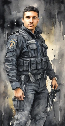 policeman,police officer,fallen heroes of north macedonia,policia,garda,police,kurdistan,cop,ballistic vest,officer,eod,beyaz peynir,che,police force,kapparis,criminal police,police berlin,carabinieri,selçuk,mubarak,Digital Art,Watercolor