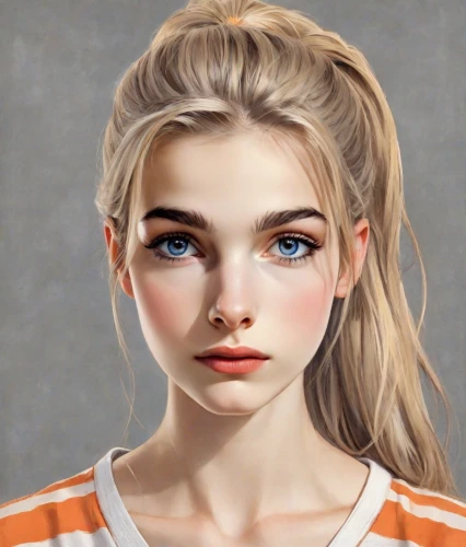 girl portrait,portrait of a girl,mystical portrait of a girl,girl drawing,world digital painting,natural cosmetic,portrait background,young woman,blond girl,digital painting,realdoll,blonde girl,doll's facial features,fantasy portrait,women's eyes,vector girl,fashion vector,cinnamon girl,blonde woman,the girl's face,Digital Art,Pencil Sketch