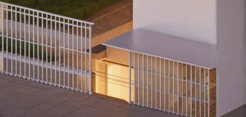 block balcony,fence element,metal railing,security lighting,fence gate,chain-link fencing,ornamental dividers,slat window,metal gate,baluster,railing,railings,balcony,gold stucco frame,access control,roller shutter,garden fence,opaque panes,window screen,sliding door,Photography,General,Realistic