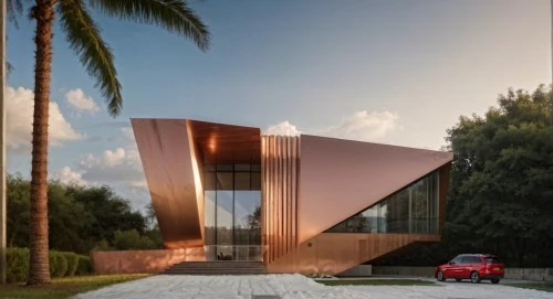 corten steel,dunes house,modern architecture,modern house,archidaily,cube house,florida home,cubic house,contemporary,folding roof,metal cladding,timber house,residential house,3d rendering,glass facade,house shape,facade panels,futuristic architecture,roof tile,residential