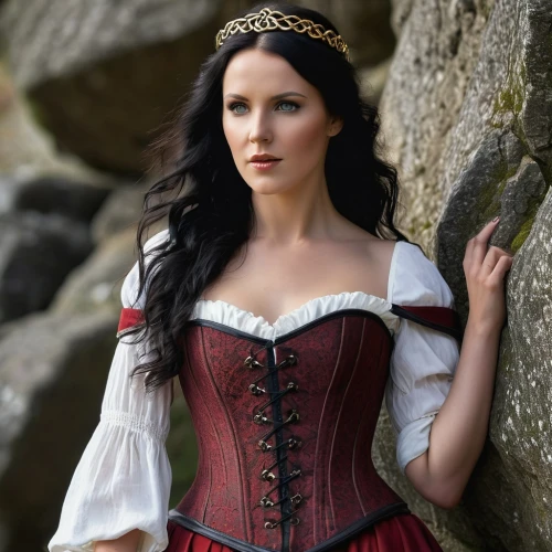 celtic queen,red tunic,corset,bodice,celtic woman,queen of hearts,women's clothing,folk costume,bridal clothing,tudor,women clothes,ball gown,brittany,fantasy woman,old elisabeth,snow white,a charming woman,country dress,evening dress,female doll,Photography,General,Realistic
