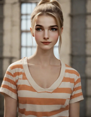 marguerite,natural cosmetic,angelica,clementine,madeleine,girl in t-shirt,piper,3d rendered,lis,pretty young woman,lena,maya,character animation,main character,eufiliya,portrait background,girl portrait,doll's facial features,female doll,female model,Photography,Natural
