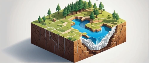 isometric,water resources,tower fall,sinkhole,game illustration,chasm,hydroelectricity,water cube,wasserfall,water fall,floating island,terraforming,brown waterfall,cliff dwelling,a small waterfall,floating islands,mountain spring,geological phenomenon,3d mockup,water flow,Unique,3D,Isometric