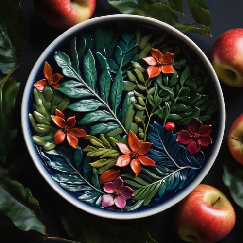 fruit bowl,fruit bowls,bowl of fruit,fruit pattern,apple pattern,bowl of fruit in rain,basket with apples,fruit plate,embroidered leaves,decorative plate,stone fruit,flower bowl,fruits plants,floral composition,watercolor fruit,autumn fruit,foliage coloring,autumn still life,fruit icons,fruits icons,Photography,Artistic Photography,Artistic Photography 02