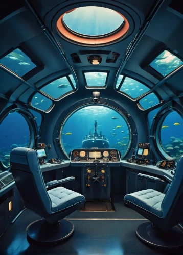 ufo interior,spaceship space,deep sea,undersea,nautilus,the interior of the cockpit,spaceship,deep sea diving,aquanaut,battleship,submersible,sky space concept,ocean floor,deep sea nautilus,under sea,cockpit,submarine,ship travel,alien ship,atlantis,Illustration,Children,Children 04