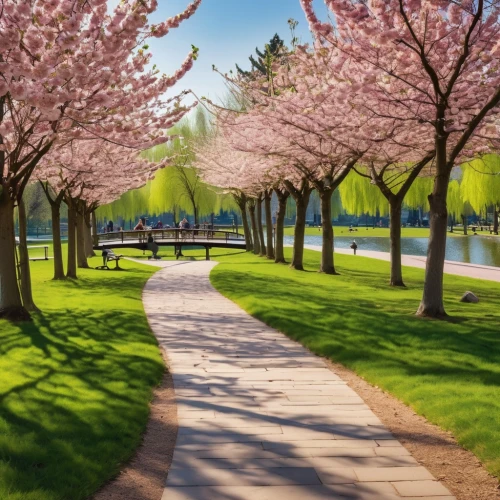 sakura trees,cherry trees,cherry blossom tree-lined avenue,japanese cherry trees,japanese sakura background,the cherry blossoms,magnolia trees,blooming trees,springtime background,spring background,sakura background,cherry blossoms,spring blossoms,takato cherry blossoms,landscape background,flowering trees,sakura tree,cherry blossom tree,aaa,row of trees,Photography,General,Realistic