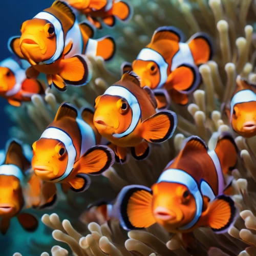 anemone fish,anemonefish,clownfish,coral reef fish,amphiprion,clown fish,sea animals,ornamental fish,school of fish,sea life underwater,aquarium fish,marine diversity,aquatic animals,great barrier reef,coral fish,marine fish,aquarium inhabitants,underwater world,nemo,aquarium lighting,Photography,General,Commercial