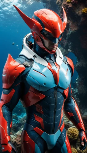 fighting fish,divemaster,aquanaut,sea devil,coral guardian,red and blue,aquaman,red blue wallpaper,ironman,sea man,asuka langley soryu,red-blue,marine fish,evangelion mech unit 02,swimfin,symetra,marine tank,underwater background,manta,god of the sea,Photography,General,Sci-Fi