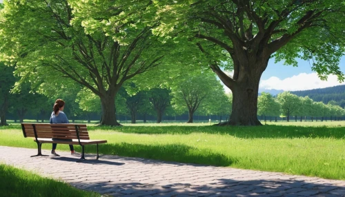 park bench,benches,bench,walk in a park,man on a bench,outdoor bench,red bench,wooden bench,green space,idyllic,urban park,garden bench,landscape background,in the park,child in park,idyll,golf course background,green meadow,park,springtime background,Photography,General,Realistic