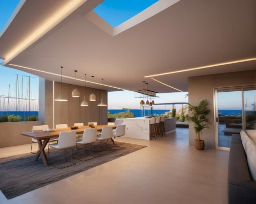penthouse apartment,modern kitchen interior,modern kitchen,luxury home interior,interior modern design,sky apartment,modern living room,modern decor,dunes house,smart home,contemporary decor,luxury property,kitchen design,breakfast room,concrete ceiling,luxury real estate,ocean view,holiday villa,home interior,ceiling lighting,Photography,General,Realistic