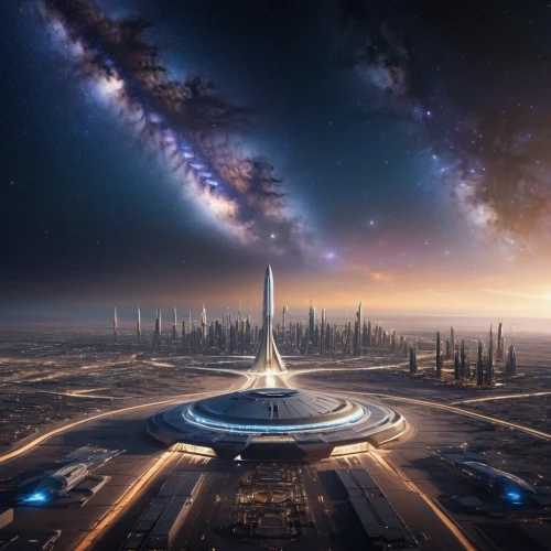 futuristic landscape,futuristic architecture,sky space concept,futuristic art museum,federation,space art,space port,sci-fi,sci - fi,alien world,scifi,sci fi,hub,metropolis,starship,futuristic,composite,spaceship space,utopian,alien planet,Photography,General,Natural