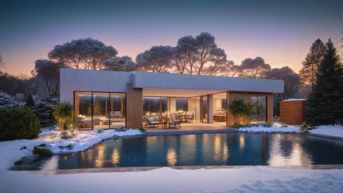 winter house,pool house,modern house,snow roof,mid century house,summer house,snow house,beautiful home,holiday villa,luxury property,dunes house,modern architecture,luxury home,snowed in,snow shelter,snowhotel,winter wonderland,snow landscape,cubic house,mid century modern