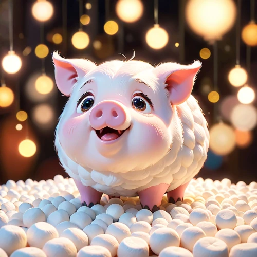 kawaii pig,mini pig,piggybank,teacup pigs,lucky pig,piglet,pig,wool pig,marshmallow art,babi panggang,suckling pig,sakura mochi,pigs in blankets,mochi,piggy bank,marshmallow,ori-pei,piggy,cinema 4d,hog xiu,Anime,Anime,Cartoon