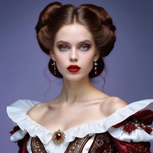 victorian lady,queen of hearts,vintage makeup,bridal accessory,bridal jewelry,miss circassian,princess' earring,gothic portrait,elizabeth i,victorian style,ball gown,imperial coat,bridal clothing,vintage fashion,victorian fashion,fashion illustration,vampire woman,earrings,vampire lady,cinderella,Photography,Artistic Photography,Artistic Photography 03
