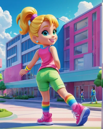 cute cartoon character,little girl running,sports girl,female runner,roller skate,cute cartoon image,agnes,children's background,children jump rope,roller skating,roller skates,running,animated cartoon,candy island girl,gym girl,jogging,retro cartoon people,kids illustration,rockabella,play street,Unique,3D,Isometric