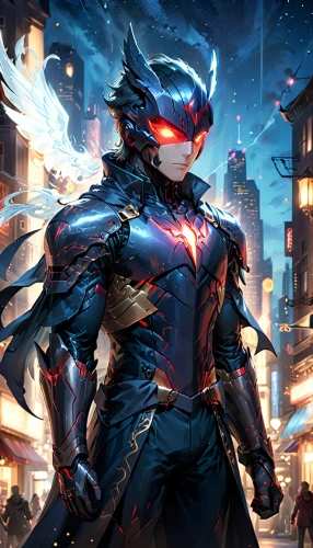 masquerade,cg artwork,superhero background,cyborg,core shadow eclipse,nova,sigma,electro,sci fiction illustration,nebula guardian,garuda,fire background,mazda ryuga,would a background,armored,cynosbatos,3d man,french digital background,zero,game illustration,Anime,Anime,Cartoon