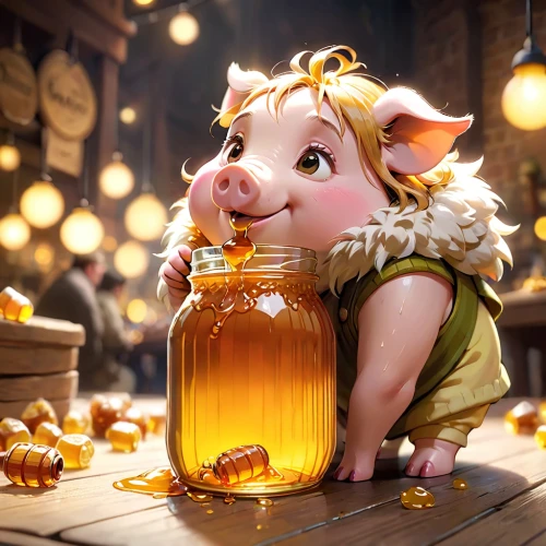 piglet,kawaii pig,lucky pig,honey jar,mini pig,piglet barn,pig,teacup pigs,fairy tale character,piggybank,barnyard,jarana jarocha,suckling pig,fae,marmalade,apfelwein,cute cartoon character,hog xiu,honey jars,piglets,Anime,Anime,Cartoon