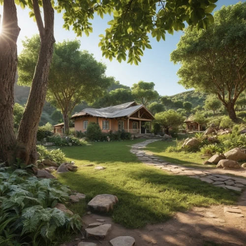 japanese zen garden,japanese garden,zen garden,japan garden,sake gardens,studio ghibli,nature garden,korean folk village,summer cottage,idyllic,japanese garden ornament,ryokan,ginkaku-ji,bungalow,oasis,home landscape,garden buildings,japanese shrine,hacienda,small cabin,Photography,General,Realistic