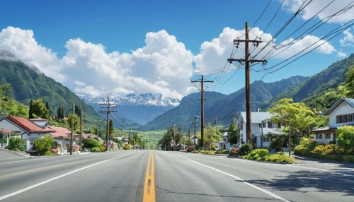 mountain road,aaa,british columbia,mountain highway,cable programming in the northwest part,alpine drive,landscape background,canton of glarus,newzealand nzd,japanese alps,road,overhead power line,lillooet,japan landscape,roads,new zealand,carretera austral,powerlines,the road,nz,Photography,General,Realistic