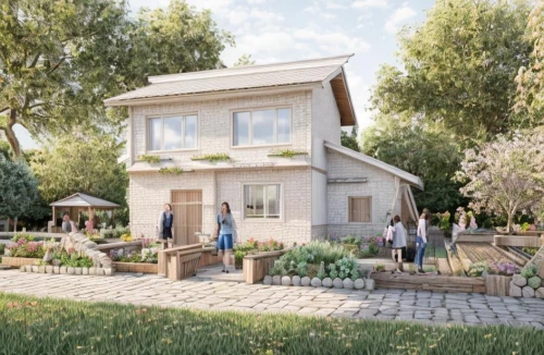 garden elevation,danish house,garden design sydney,summer cottage,the garden society of gothenburg,3d rendering,eco-construction,inverted cottage,wooden house,garden buildings,house drawing,timber house,model house,summer house,house purchase,smart home,small house,landscape design sydney,country cottage,residential house,Common,Common,None